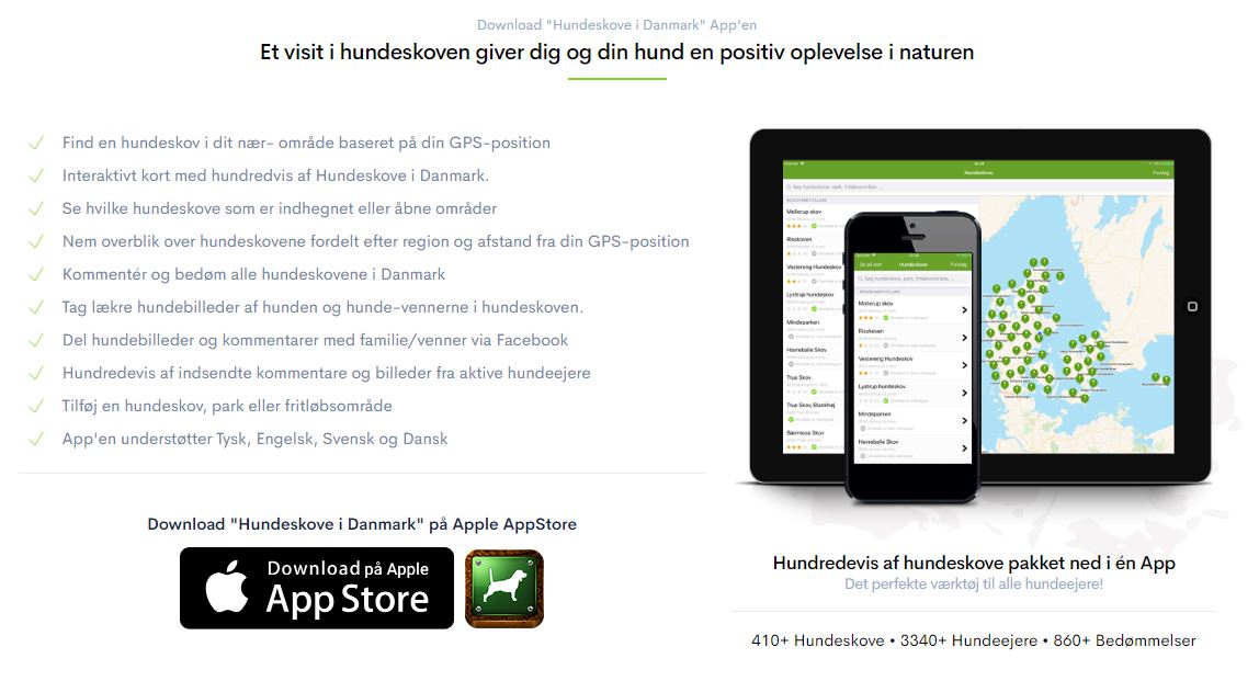 Hundeskove app